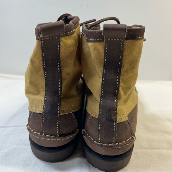 Filson Sebago Boots Mens Size 9.5 Upland Osmore Leather Tin Cloth Vibram Soles main image 5
